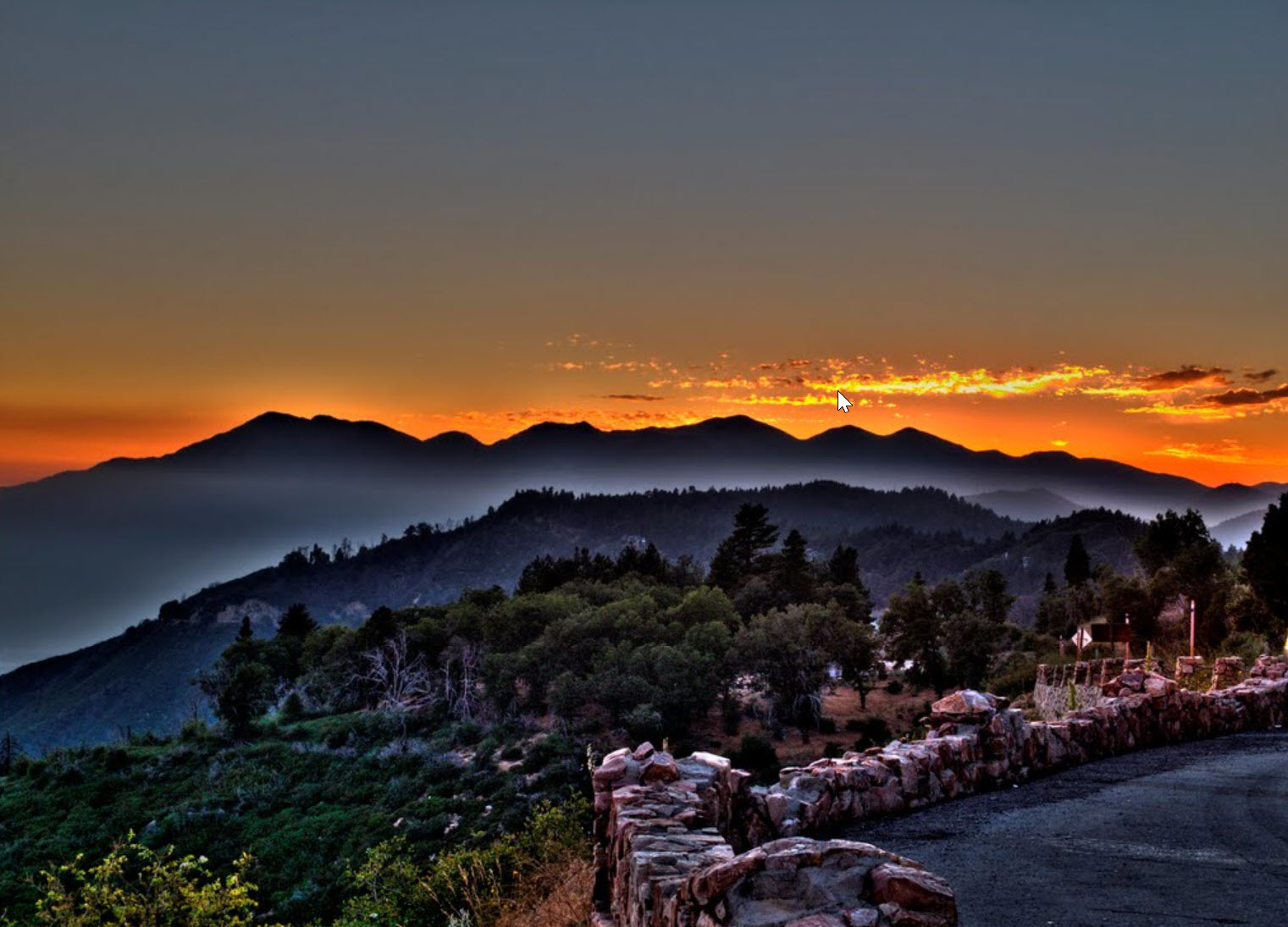 RIM of the world Highway Lake Arrowhead